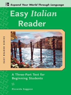 cover image of Easy Italian Reader w/CD-ROM